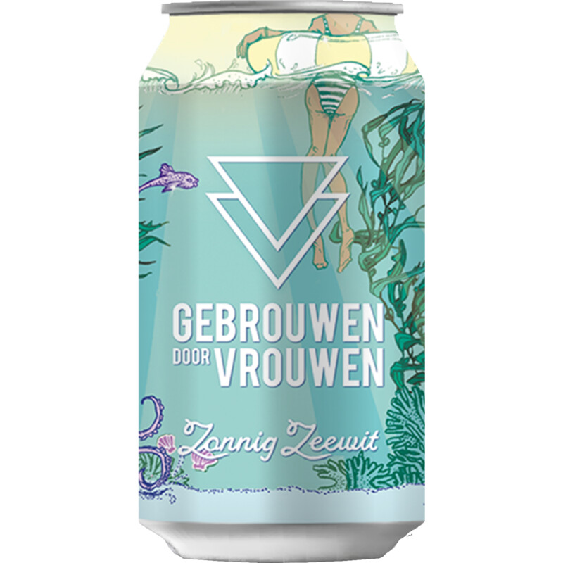 Een afbeelding van Gebrouwen door vrouw Zonnig zeewit