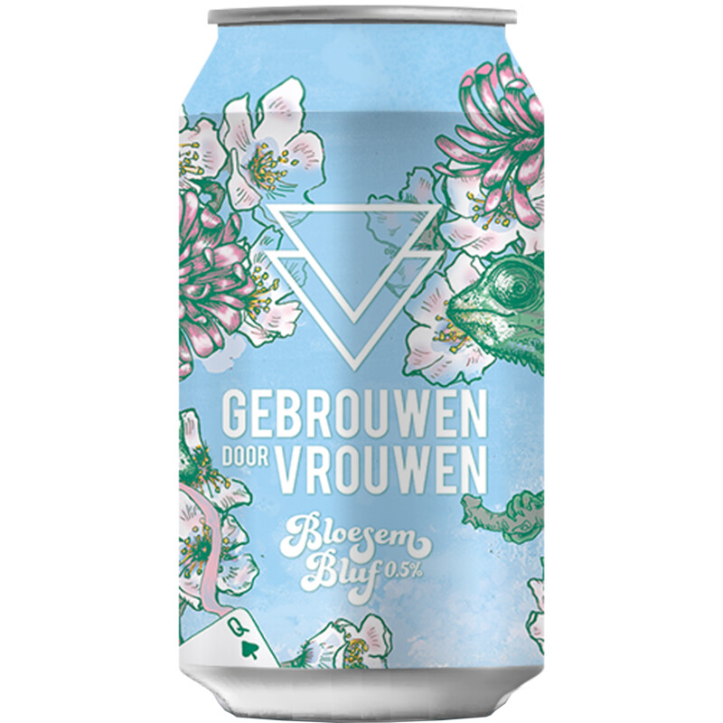 Een afbeelding van Gebrouwen door vrouw Bloesem bluf 0,5%