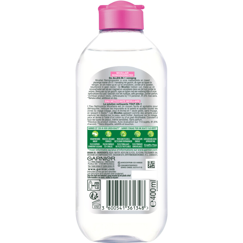 Een afbeelding van Garnier Gevoelige huid micellair reinigingswater