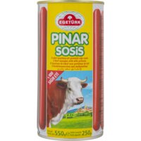 Een afbeelding van Egetürk Pinar sosis rundvleesworsten