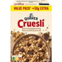 Een afbeelding van Quaker Cruesli cookies & cream value pack