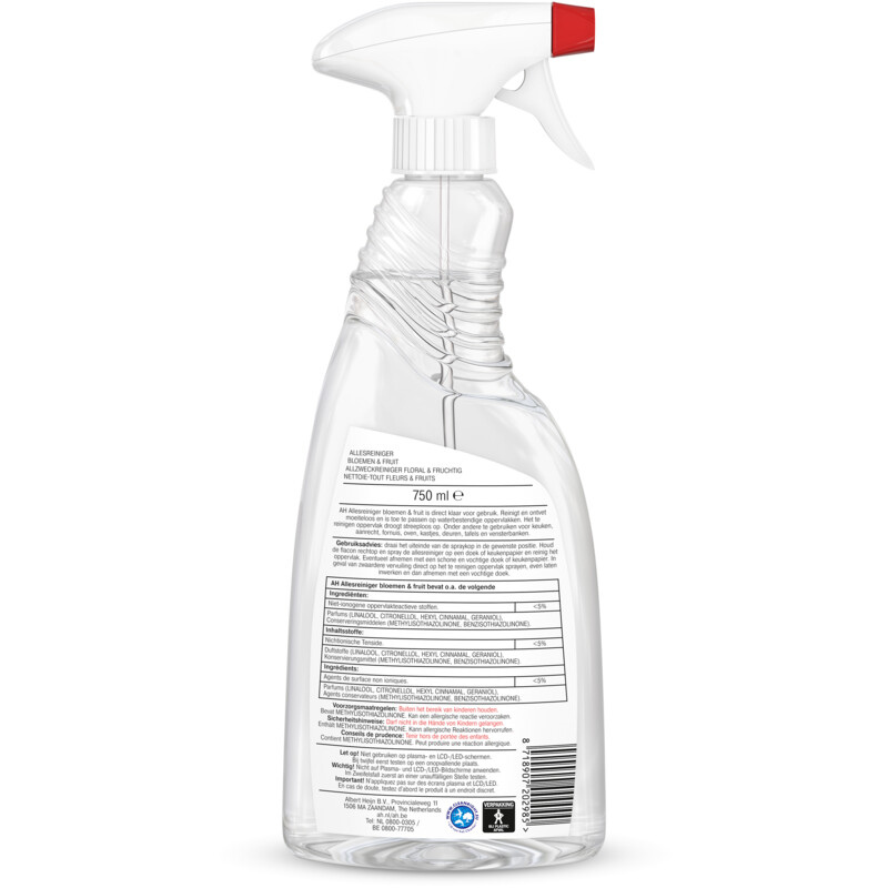 Een afbeelding van AH Allesreiniger bloemen & fruit spray