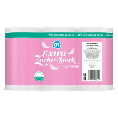 pdp-image-AH Toiletpapier 4-laags 12=18 rollen