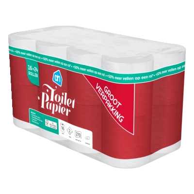 pdp-image-AH Toiletpapier 2-laags 16=24 rollen