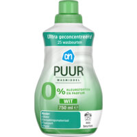 Een afbeelding van AH Puur vloeibaar wasmiddel wit