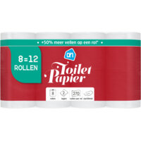 Afbeelding van Toiletpapier 2-laags 8=12 rollen