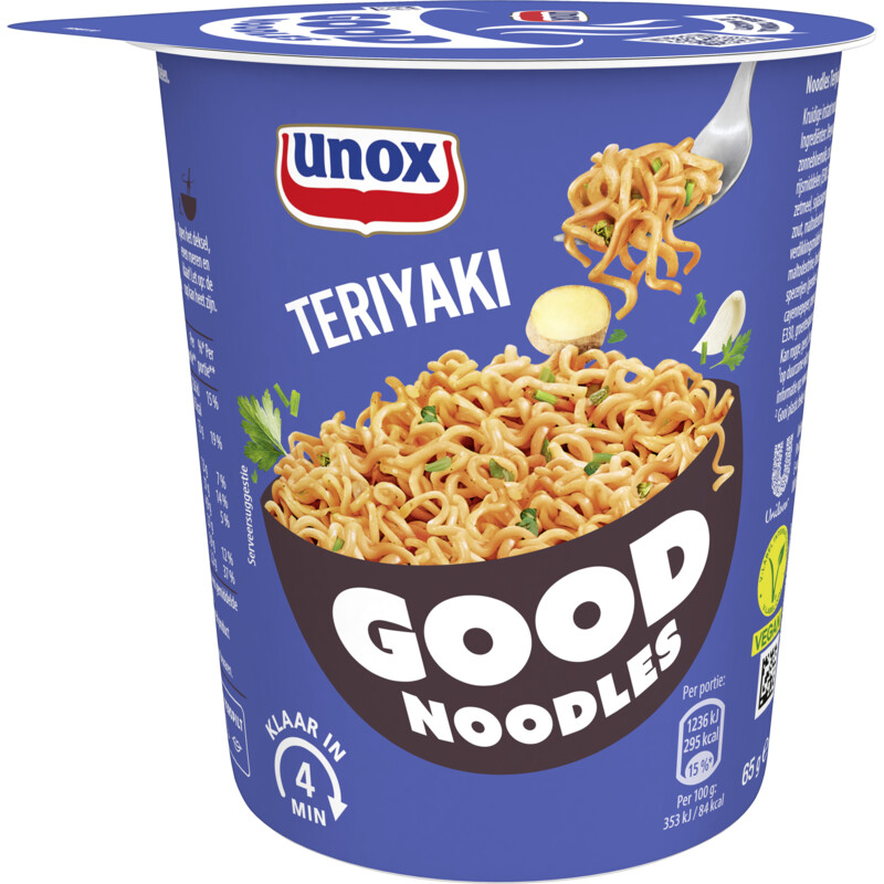 Een afbeelding van Unox Good noodles teriyaki