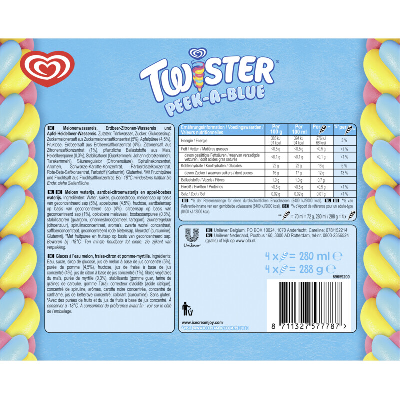 Een afbeelding van Ola Twister peek-a-blue