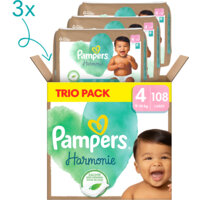 Afbeelding van Pampers Harmonie luiers maat 4 trio pack