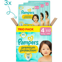 Afbeelding van Pampers Premium protection luiers 4 3-pack