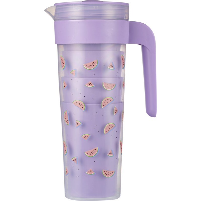 Een afbeelding van Day Karaf met bekers summer assorti 1.1L