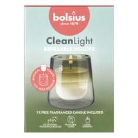Bolsius Cleanlight starterkit gardenia & fig