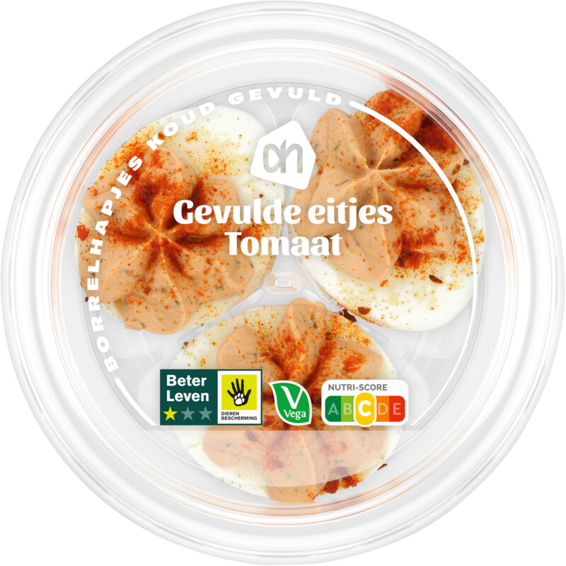 Een afbeelding van AH Gevulde eitjes tomaat