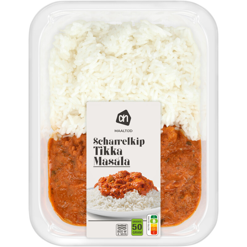Een afbeelding van AH Maaltijd scharrelkip tikka masala