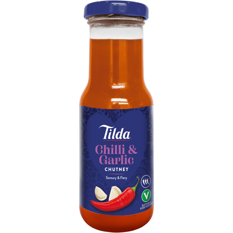 Een afbeelding van Tilda Chilli & garlic chutney