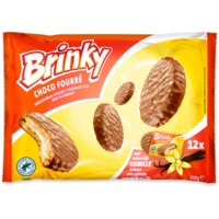 Een afbeelding van Brinky Choco fourré vanillesmaak volkorentarwe
