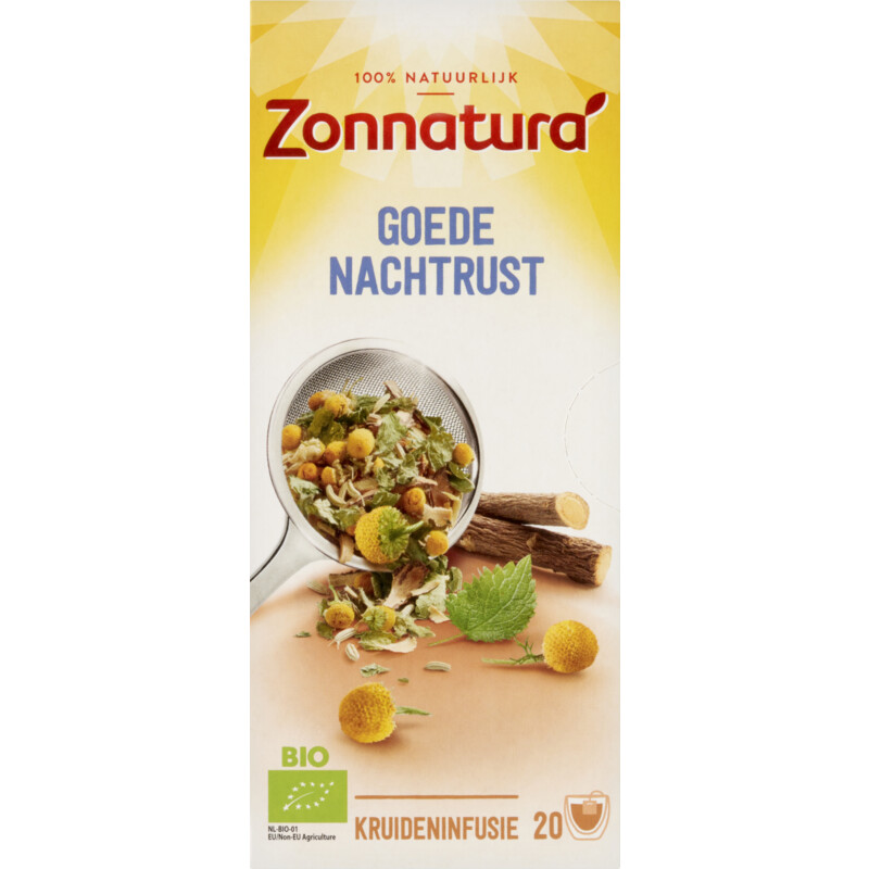 Een afbeelding van Zonnatura Goede nachtrust kruideninfusie
