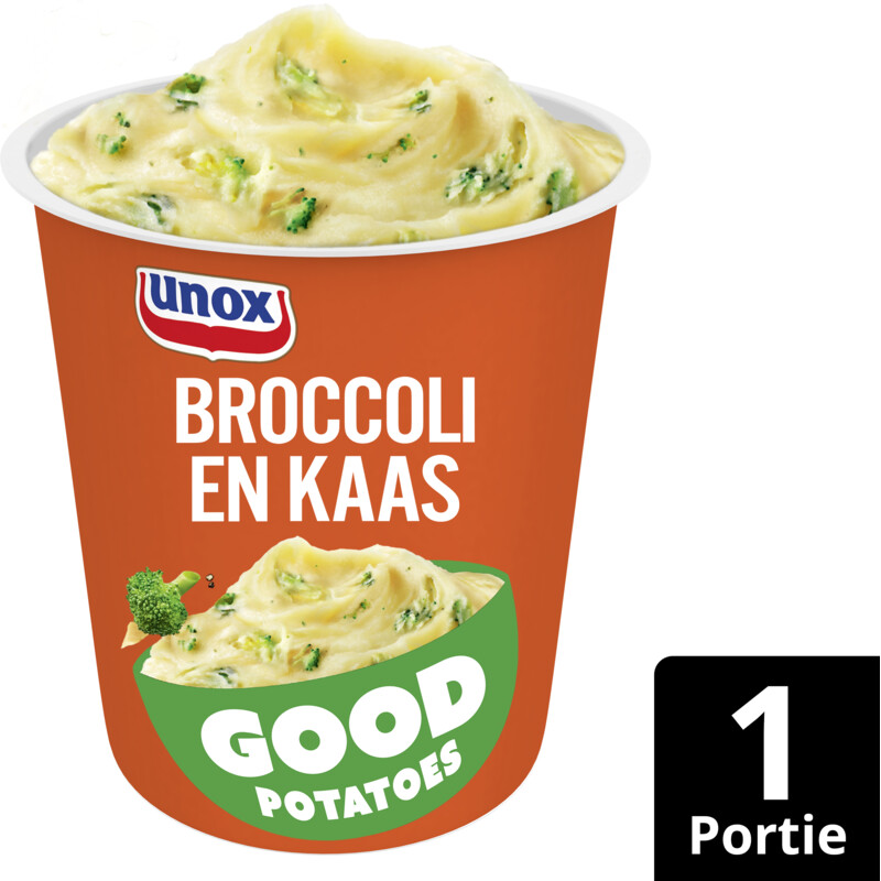 Een afbeelding van Unox Good potatoes broccoli en kaas
