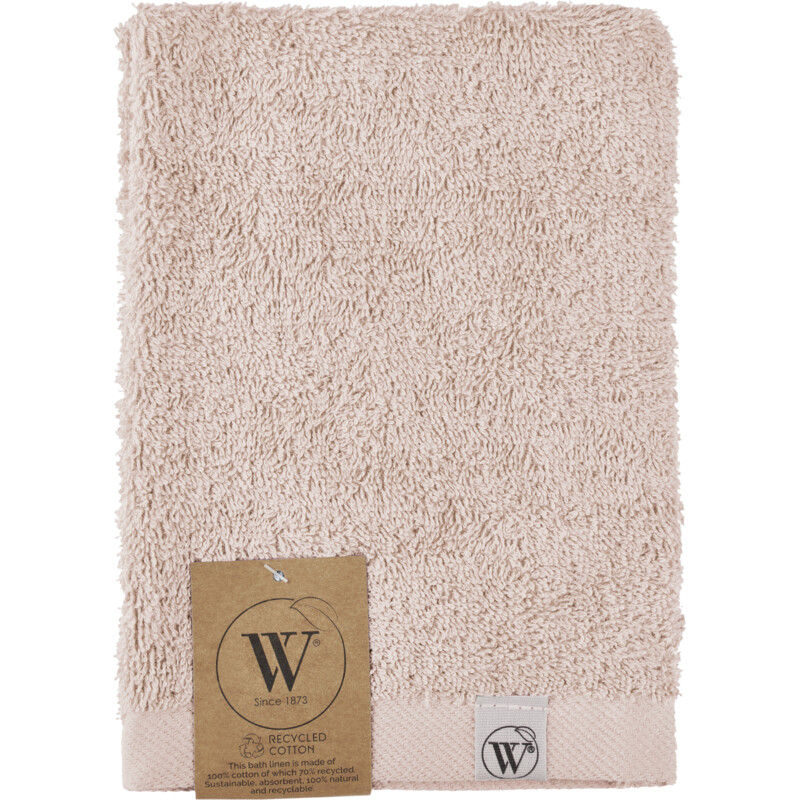 Een afbeelding van Walra Washand remade cotton poeder roze