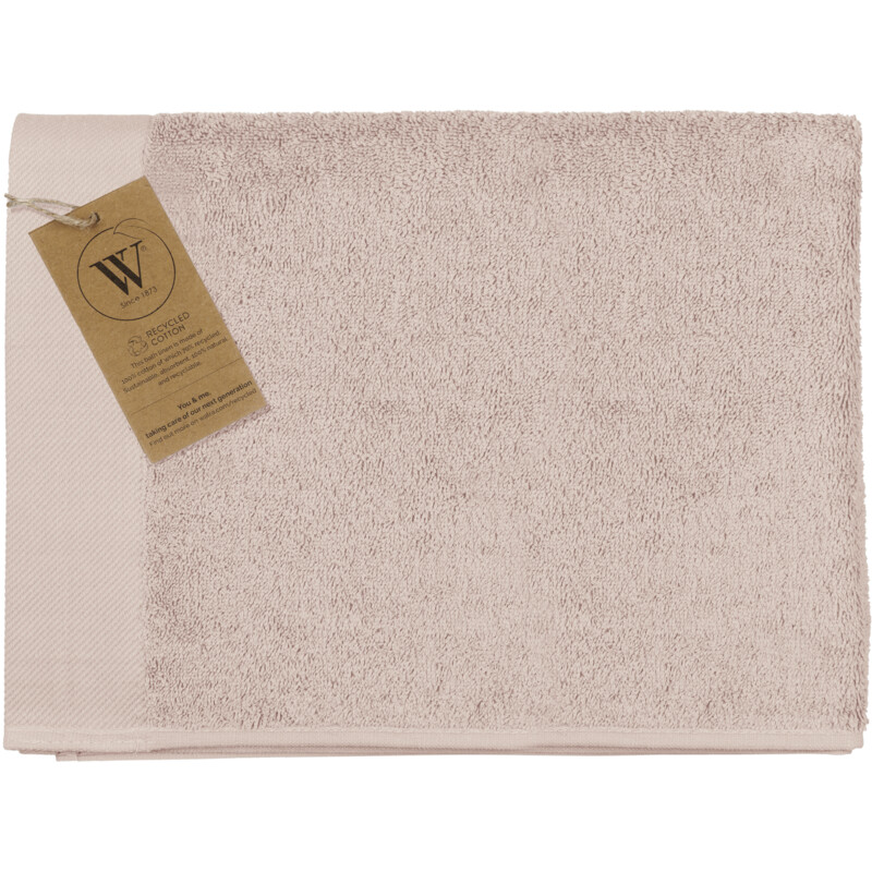 Een afbeelding van Walra Badlaken remade cotton poeder roze