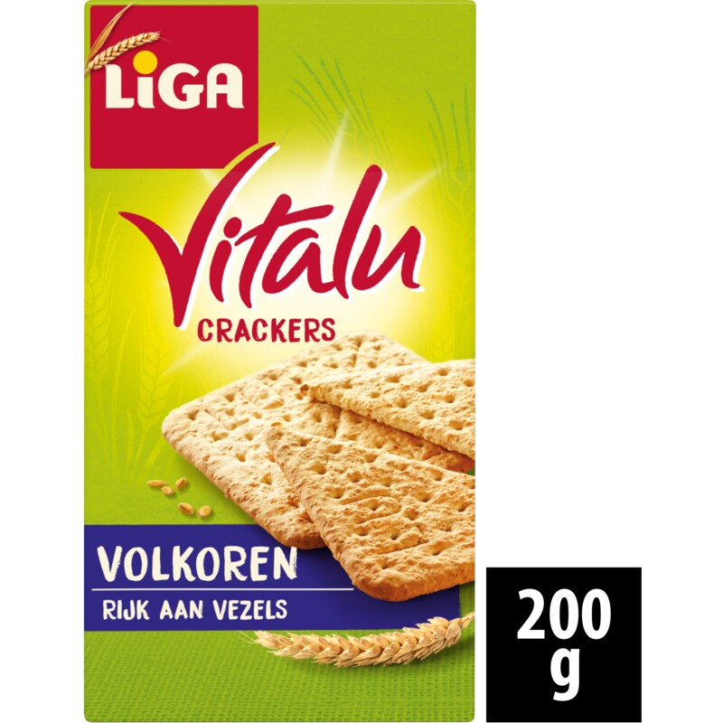 Een afbeelding van Liga Vitalu crackers volkoren