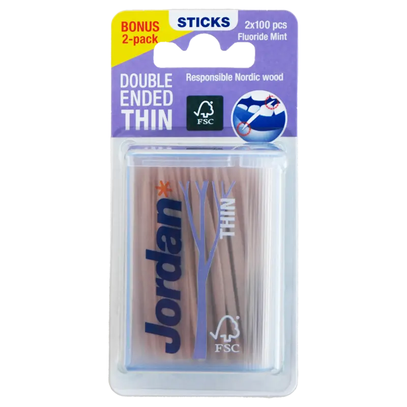 Jordan Dental stick thin duopack