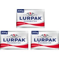 Een afbeelding van Lurpak roomboter ongezouten 3-pack