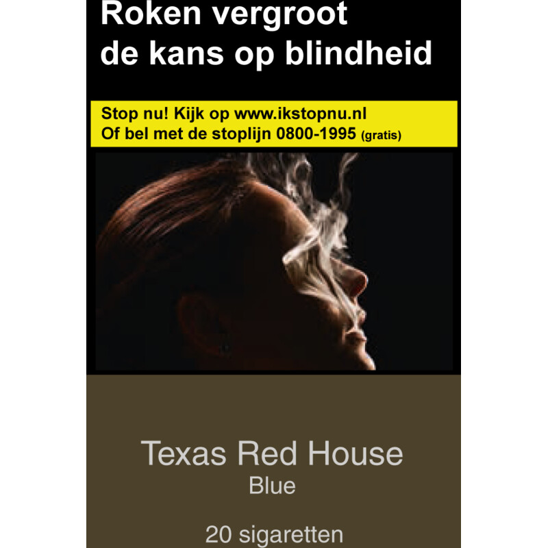 Een afbeelding van Texas Red house blue