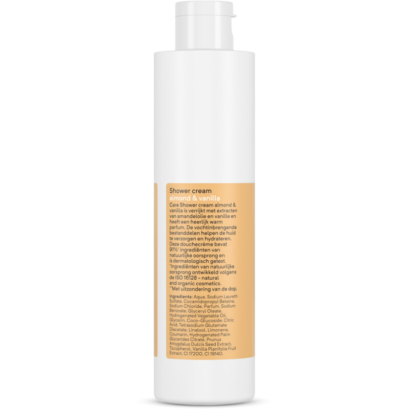 Een afbeelding van Care Shower cream almond & vanilla