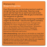 Een afbeelding van Care Shampoo bar bergamot & ginger