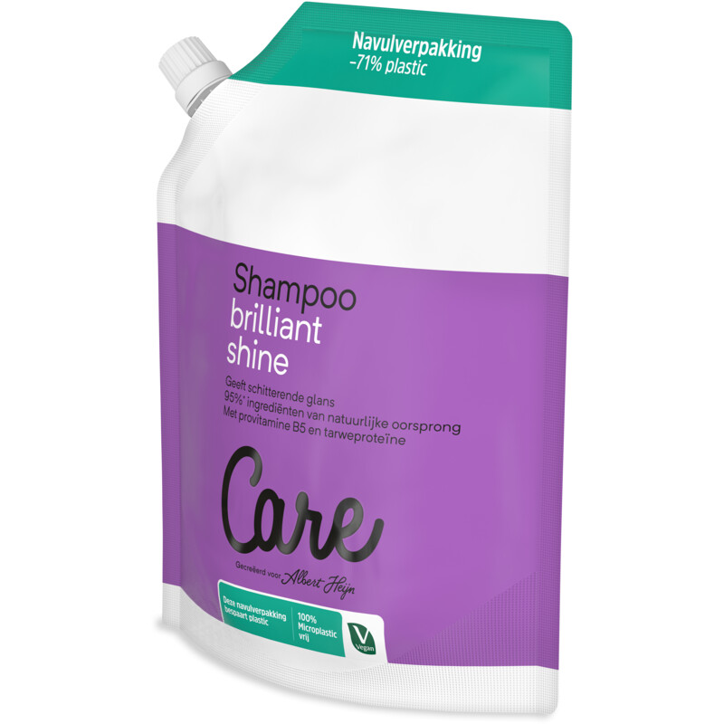 Een afbeelding van Care Shampoo brilliant shine navulling
