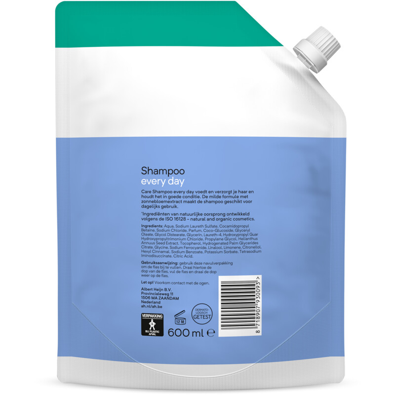 Een afbeelding van Care Shampoo iedere dag navulling