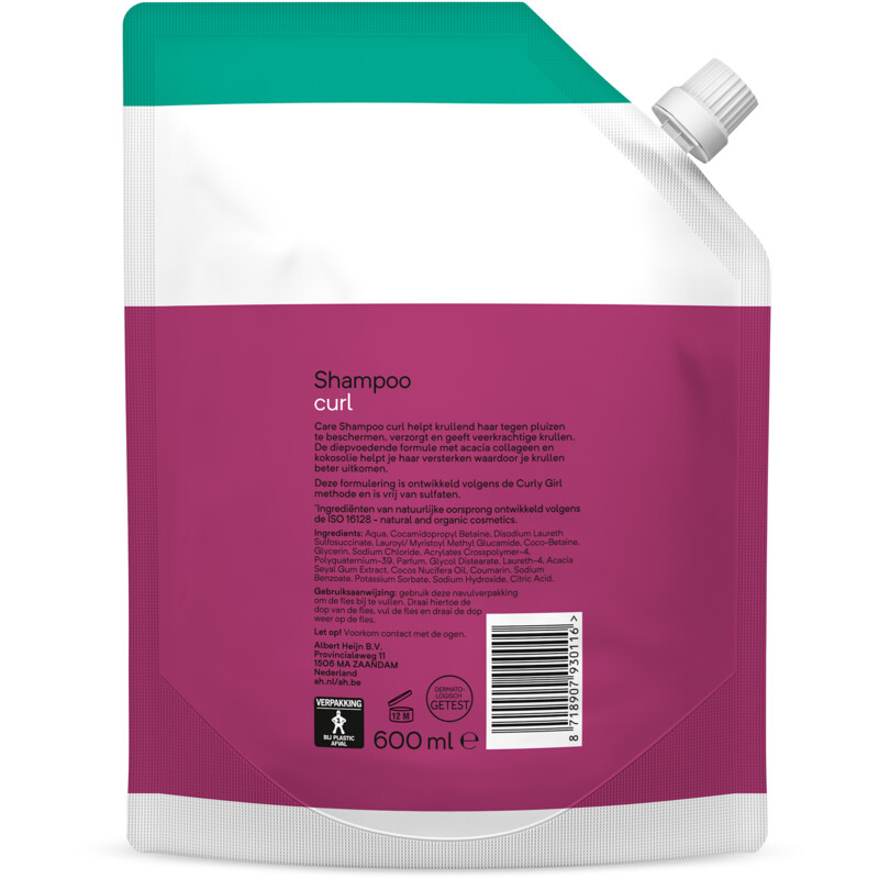 Een afbeelding van Care Shampoo curl navulling