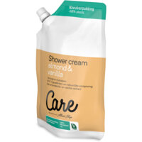 Een afbeelding van Care Shower cream almond & vanilla navul