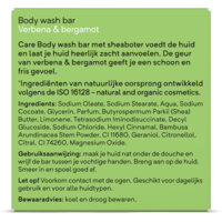 Een afbeelding van Care Body wash bar verbena & bergamot