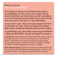 Een afbeelding van Care Body scrub bar peer & perzik