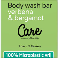 Een afbeelding van Care Body wash bar verbena & bergamot