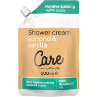 Een afbeelding van Care Shower cream almond & vanilla navul