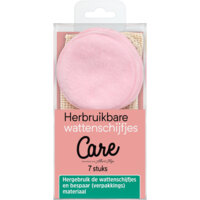 Een afbeelding van Care Re-usable cotton wattenschijfjes