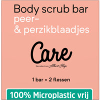Een afbeelding van Care Body scrub bar peer & perzik