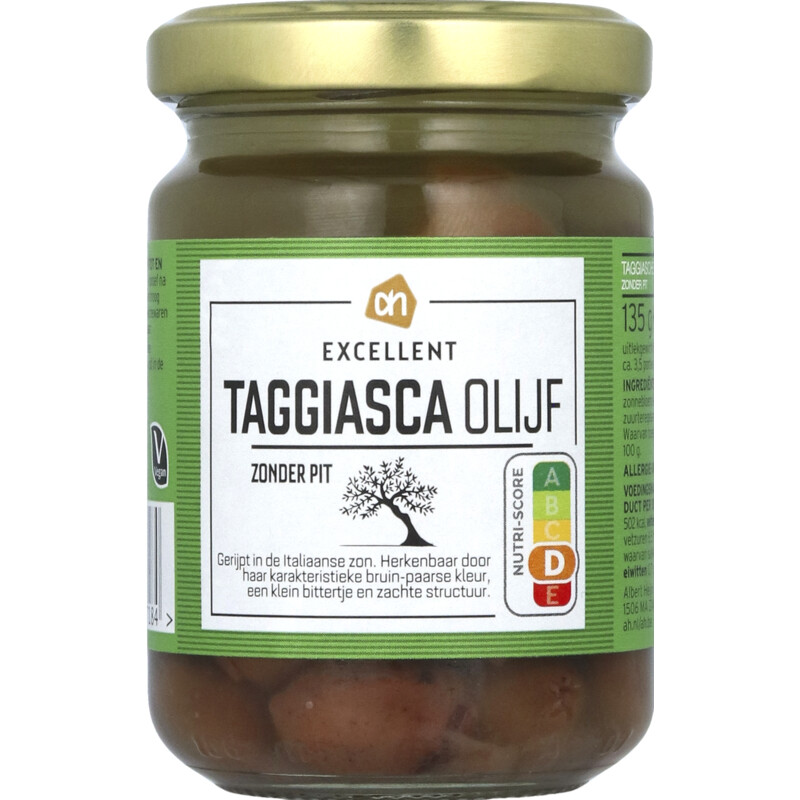 Een afbeelding van AH Excellent Taggiasca olijf zonder pit