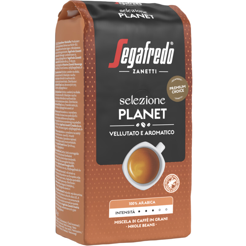 Een afbeelding van Segafredo Selezione planet bonen