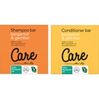 Een afbeelding van Care shampoo bar en conditioner bar pakket