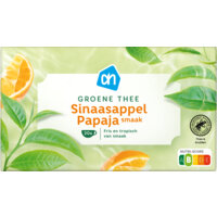Een afbeelding van AH Groene thee sinaasappel & papaya