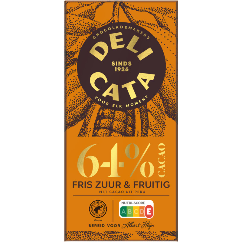 64% cacao fris zuur & fruitig - 5412