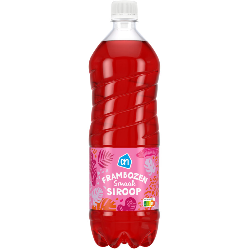 Een afbeelding van AH Siroop framboos