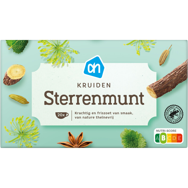 Een afbeelding van AH Kruiden sterrenmunt