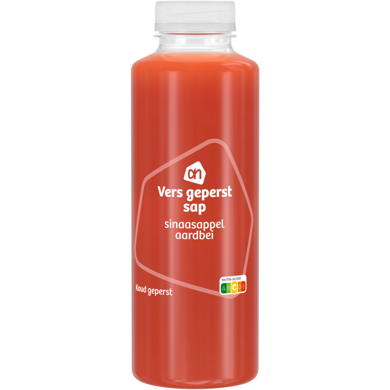 Een afbeelding van AH Vers geperst sap sinaasappel aardbei