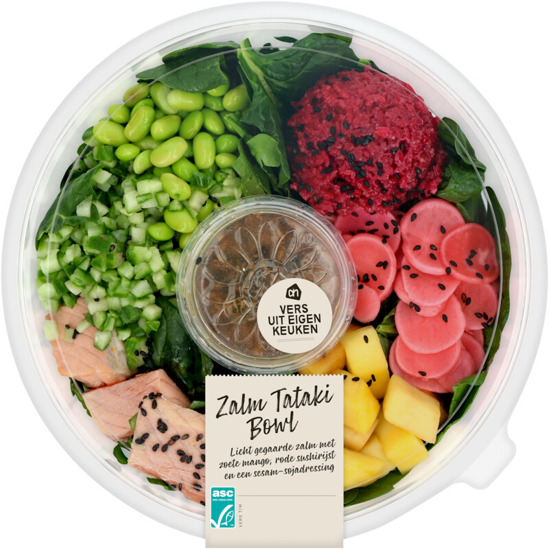 Een afbeelding van AH Zalm tataki bowl