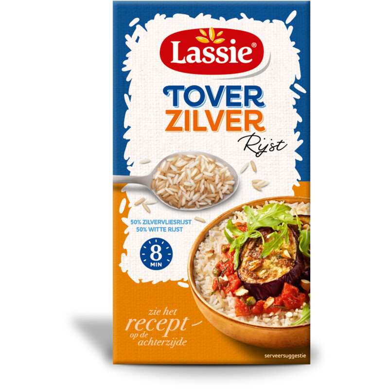 Een afbeelding van Lassie Tover zilver rijst